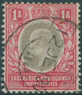 Kenya Uganda And Tanganyika 1903 SG2 1a Grey And Red KEVII FU (amd) - Kenya, Ouganda & Tanganyika