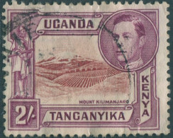 Kenya Uganda And Tanganyika 1938 SG146 2s Brown And Purple KGVI Killimanjaro #1 - Kenya, Oeganda & Tanganyika