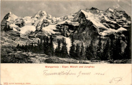 Wengernalp - Eiger, Mönch Und Jungfrau (162) * 3. 8. 1905 - Wengen