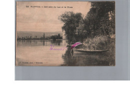 CPA  - NANTUA 01 - Un Joli Coin Du Lac Et La Clue Barque 1929 - Nantua