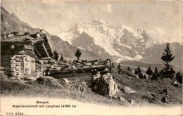 Wengen - Alpenlandschaft Mit Jungfrau (5756) * 28. 7. 1905 - Wengen