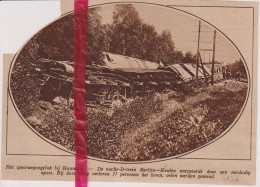 Hannover - Accident Train , Trein - Orig. Knipsel Coupure Tijdschrift Magazine - 1926 - Non Classés