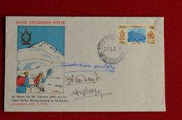 1976 Tukuche First Ascent  By Nepal Police Signed 3 Climbers Mountaineering Himalaya Escalade - Sportivo