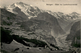 Wengen - Blick Ins Lauterbrunnental (8214) * 17. 6. 1914 - Wengen