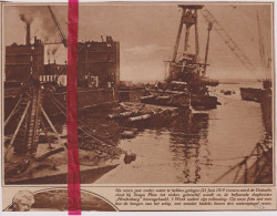 Scapa Flow - Hindenburg Battleship - Orig. Knipsel Coupure Tijdschrift Magazine - 1926 - Non Classés