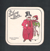 Bierviltje - Sous-bock - Bierdeckel :  TUBORG BEER - DANISH FOLKLORE - AMAGER  (B 1351) - Beer Mats