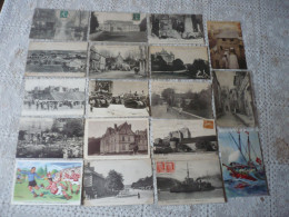 Lot De 50 Cartes Postales- Diverses Anciennes  - Différentes - Circulées Ou Non - 5 - 99 Postkaarten