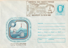 A24751 - Telecom Institut And Study Telecomunication Cover Stationery Romania 1982 - Postwaardestukken