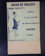 193 CHROMOS . PUBLICITE . AGENCE DE PUBLICITE . GEOGES DUPRE . 13 QUAI DE PARIS . ROUEN - Advertising