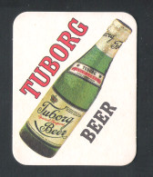 Bierviltje - Sous-bock - Bierdeckel :  TUBORG  BEER  (B 1369) - Bierdeckel