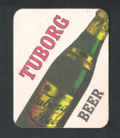 Bierviltje - Sous-bock - Bierdeckel :  TUBORG  BEER  (B 1377) - Sous-bocks