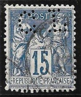 1 04	25	02	N°	101	Perforé	-	CL 201	-	CREDIT LYONNAIS - Used Stamps