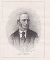 James Backhouse - (1825–1890) Botaniker Botanist / Portrait / Botanical Botanik - Estampes & Gravures