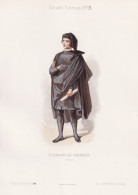 Etudiant De Coimbre - Coimbra Portugal / Student Schüler / Costume Tracht Costumes Trachten - Prenten & Gravure