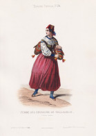 Femme Des Environs De Valladolid -  Castilla Y León / Espana Spain Spanien Espagne / Costume Tracht Costumes - Prints & Engravings