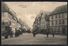 CPA Weissenburg I. E., Blick In Die Hauptstrasse  - Other & Unclassified