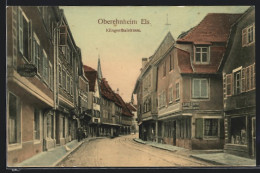 CPA Oberehnheim, Blick In Die Klingenthalstrasse  - Other & Unclassified