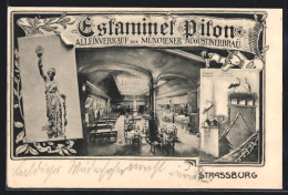 CPA Strassburg I. E., Gasthaus Estaminet Piton, Storchennest  - Altri & Non Classificati