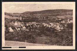 CPA Winkel, Vue Partielle Avec L'Église  - Sonstige & Ohne Zuordnung