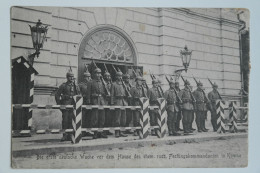 Cpa 1916 Die Erste Deutsche Wache Vor Dem Hause Des Ehem. Russ. Festungskommandanten In Kwono - MAY02 - Lituanie