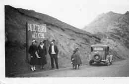 Photographie Vintage Photo Snapshot Auto Car Algérie Col De Tirourda Automobile - Afrika