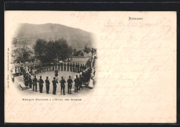 CPA Bussang, Musique Militaire Al L`Hotel Des Sources  - Bussang