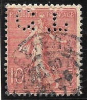 1 04	25	03	N°	129	Perforé	-	CL 201	-	CREDIT LYONNAIS - Used Stamps