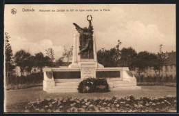 AK Ostende, Monument Aux Soldats Du 23e De Ligne Morts Pour La Patrie  - Sonstige & Ohne Zuordnung