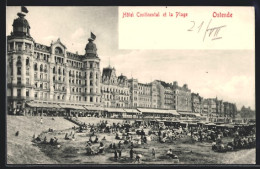 AK Ostende, Hotel Continental Et La Plage  - Sonstige & Ohne Zuordnung