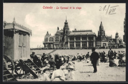 AK Ostende, Le Kursaal Et La Plage  - Autres & Non Classés