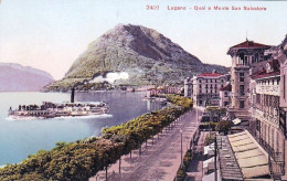 Tessin -  LUGANO - Quai E Monte San Salvatore - Altri & Non Classificati