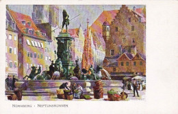 NURNBERG - NUREMBERG -  Neptunbrunnen - Nürnberg