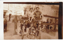 Cyclisme - Carte Photo -  Belgique - Trio D'amis Sur Leur Velo - Radsport