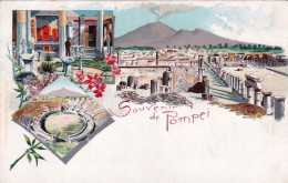 Campania - Souvenir De POMPEI - Litho - Pompei