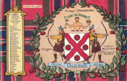 Ecosse - Scottish Entitled To Use The Families Mac Farlane Tartan - Badge Cranberry - Loch Sloy - Sonstige & Ohne Zuordnung