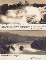 Schaffhouse - Rheinfall - LOT 2 CARTES - 1905 - Autres & Non Classés