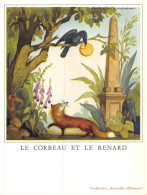 P-24-T.BR-2715 : IMAGE  COLLECTION BISCOTTES CLEMENT. PAR JEAN-ADRIEN MERCIER. FABLE. LE CORBEAU ET LE RENARD - Autres & Non Classés