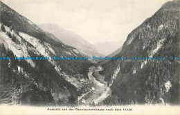 R653241 Aussicht Von Der Samnaunerstrasse Nach Dem Inntal. A. Trub. No. 3978 - Monde