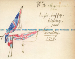 R653674 With All Good Wishes For A Bright. Happy Birthday. Postcard. 1915 - Monde