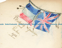 R653678 Birthday Greeting From Richie. Flag. 1915 - Monde
