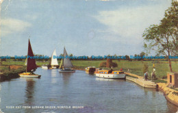 R653683 Norfolk Broads. River Ant From Ludham Bridge. J. Salmon. Cameracolour - Monde