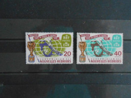 NOUVELLES-HEBRIDES YT 235/236 COUPE DU MONDE DE FOOTBALL** - Unused Stamps