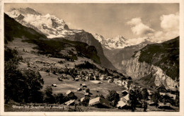 Wengen Mit Jungfrau Und Breithorn (5032) * 31. 7. 1928 - Wengen