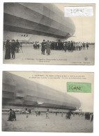 Lunéville : Un Zeppelin Au Champs De Mars 1913 - Luneville