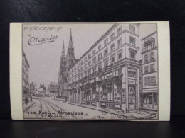 199 CHROMOS . PUBLICITE . PHOTOGRAPHIE CHARLES . 100 RUE DE LA REPUBLIQUE . ROUEN . ANNEE 1926 . - Advertising