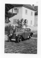 Photographie Vintage Photo Snapshot Automobile Voiture Car Auto Cabriolet - Cars
