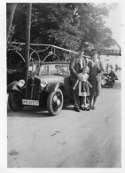 Photographie Vintage Photo Snapshot Automobile Voiture Car Auto Cabriolet - Automobiles
