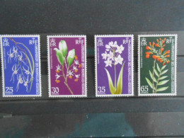 NOUVELLES-HEBRIDES YT 358/361 ORCHIDEES** - Unused Stamps