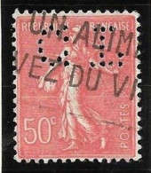 1 04	25	07	N°	199	Perforé	-	CL 201	-	CREDIT LYONNAIS - Used Stamps