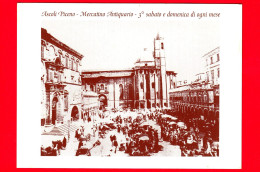 ITALIA - Marche - Cartolina Non Viaggiata - Ascoli Piceno - Mercatino Antiquariato - Ascoli Piceno